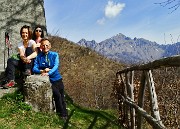 Monte Suchello (1541 m) da Aviatico (1080 m) il 13 aprile 2015  - FOTOGALLERY